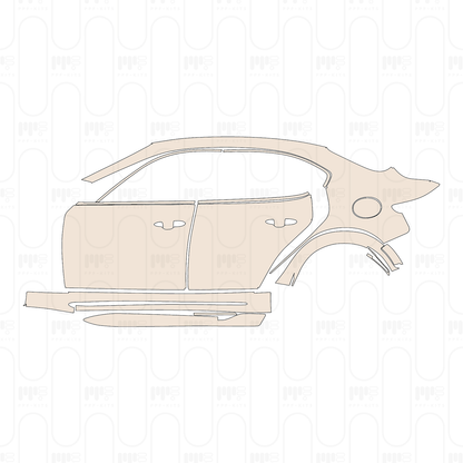 (left) Door+Rear Fender+Side Skirt