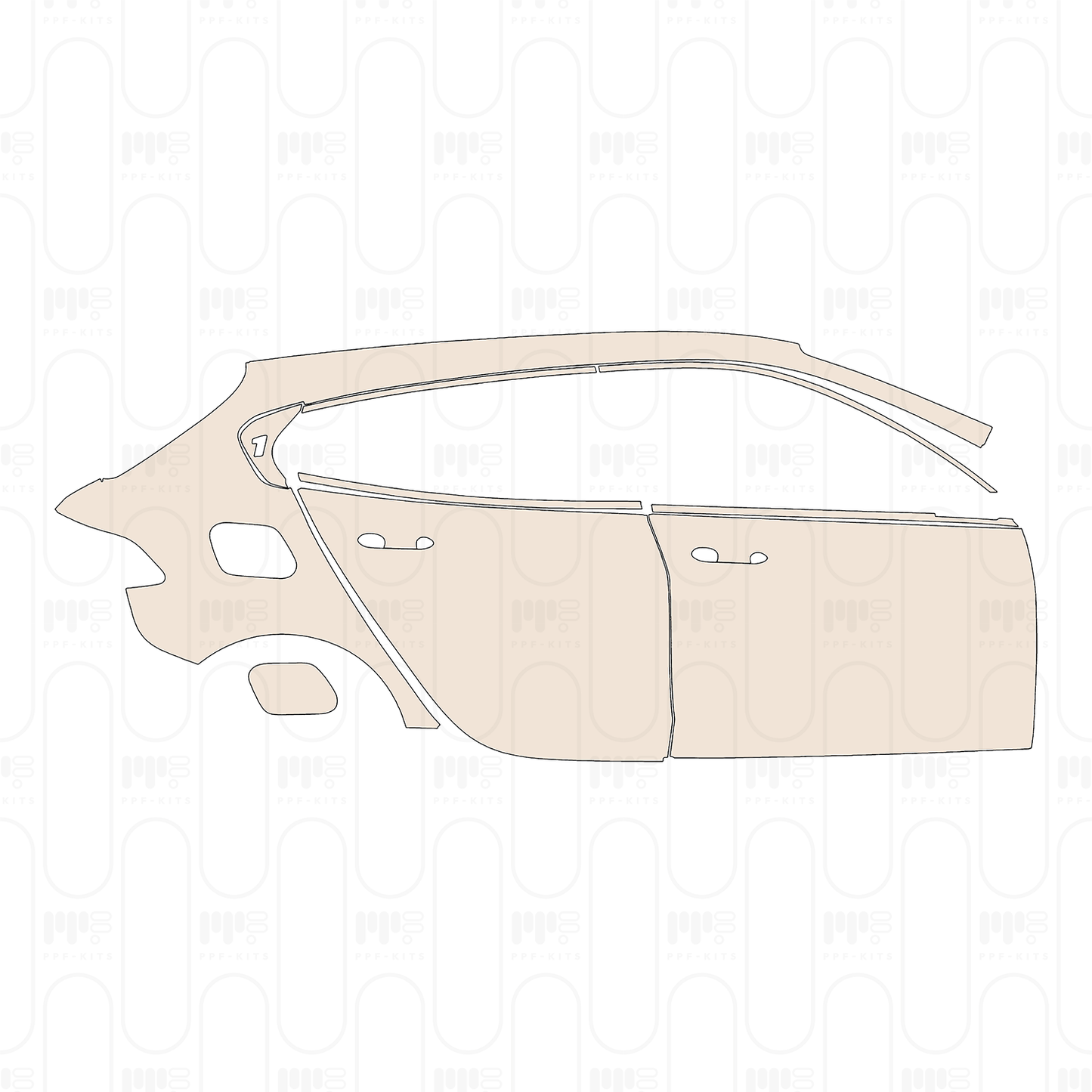 (right) Door+Rear Fender