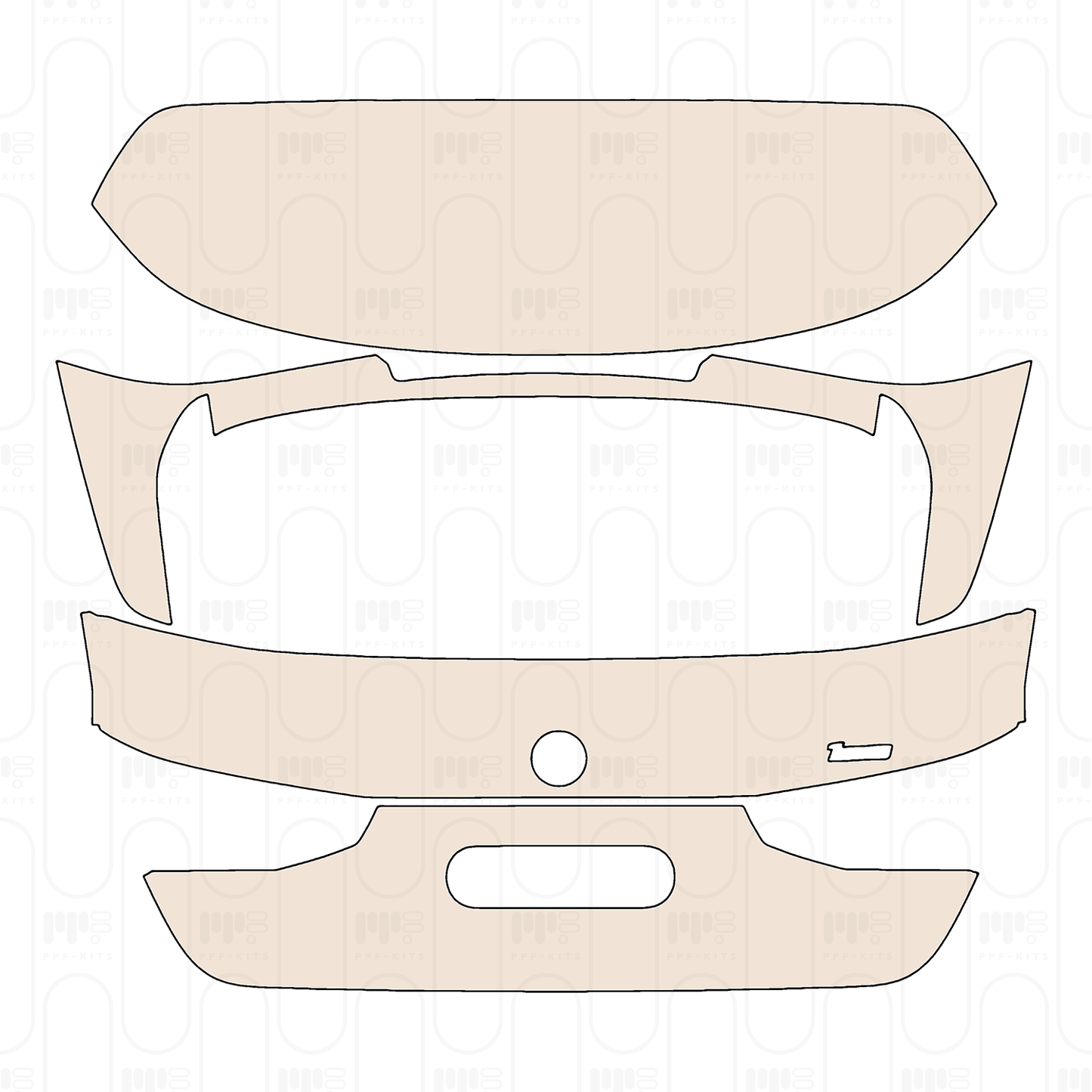 Trunk Lid with "120" Emblem