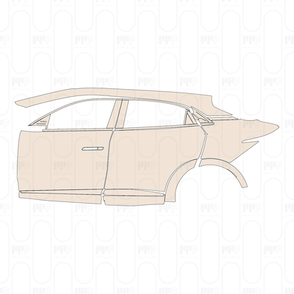 (left) Door+Rear Fender+Side Skirt