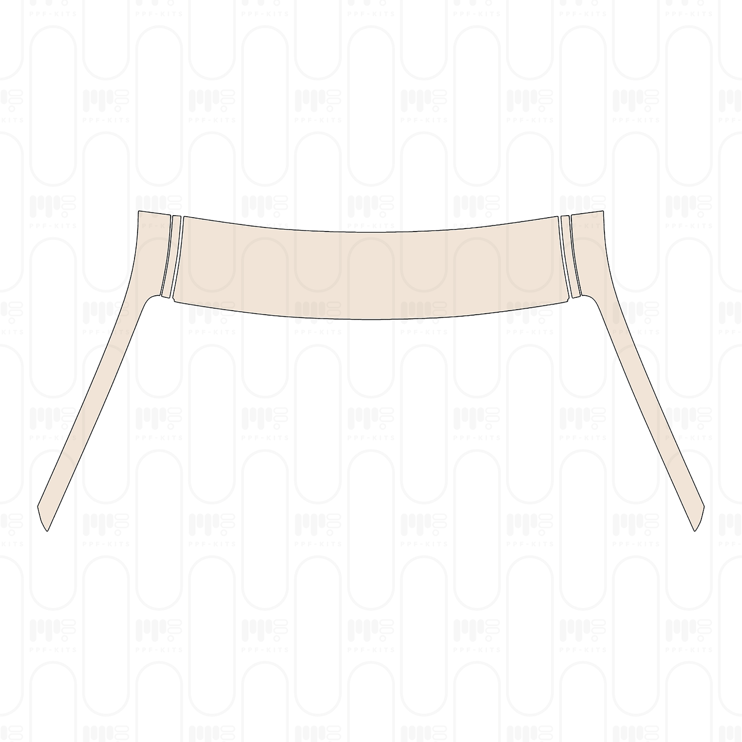 A-Pillar+Roof without sunroof