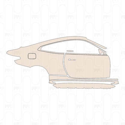 (right) Door+Side Skirt+Rear Fender