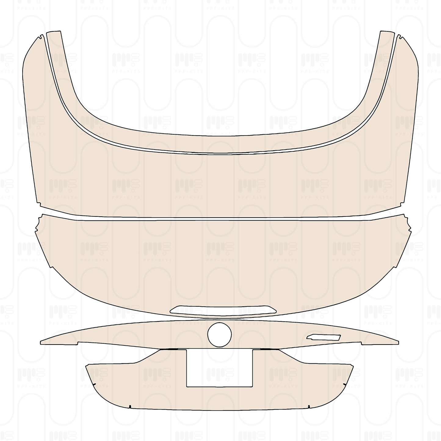 Trunk Lid with "430i" Emblem