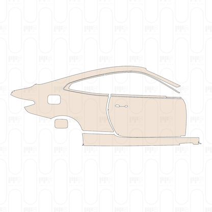 (right) Door+Side Skirt+Rear Fender
