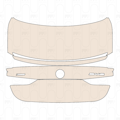 Trunk Lid with "Xdrive" & "M440i" Emblems