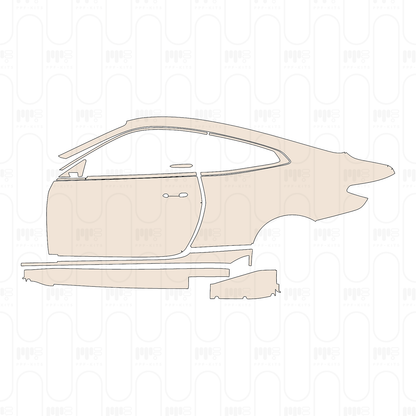 (left) Door+Side Skirt+Rear Fender with M Performance Package