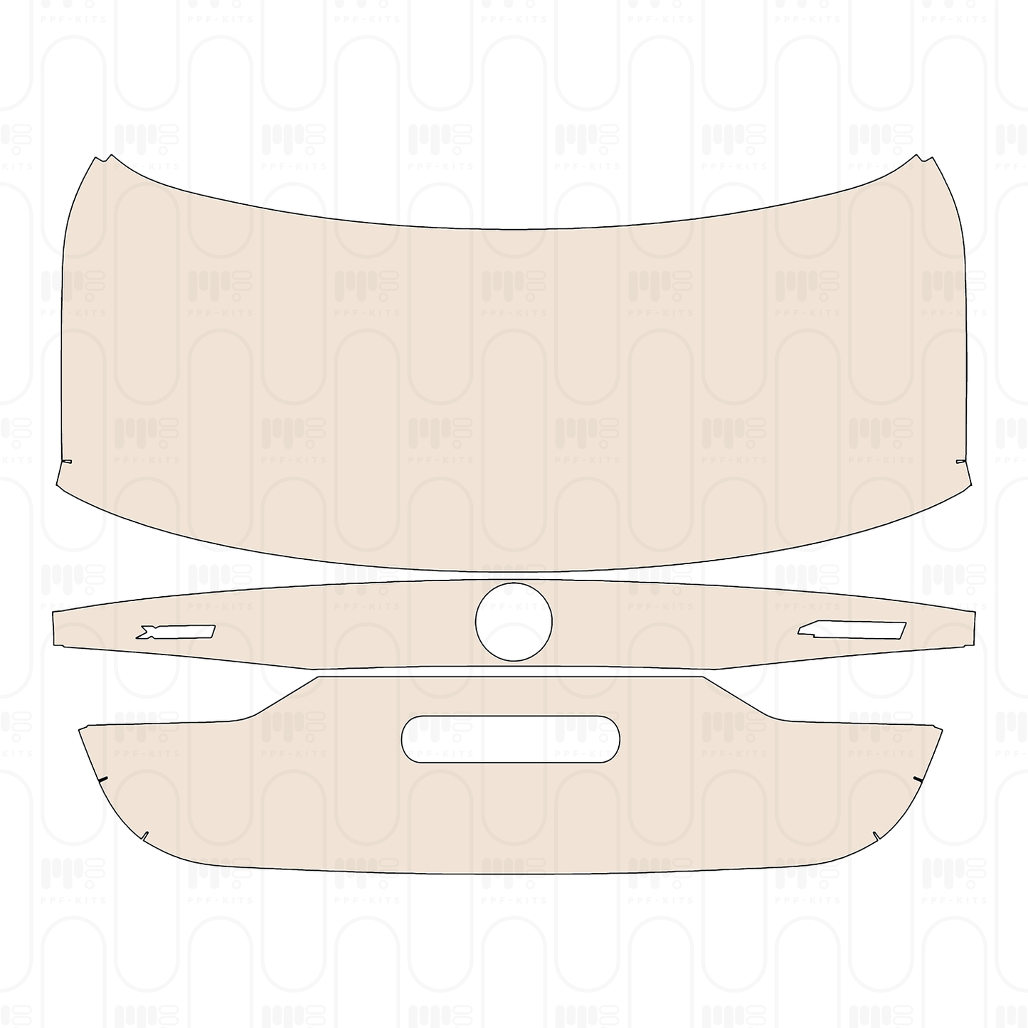 Trunk Lid with "XDrive" & "4XXi" Emblems, without Spoiler