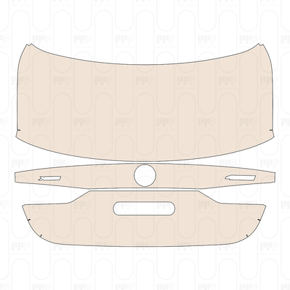 Trunk Lid with "XDrive" & "4XXi" Emblems, without Spoiler