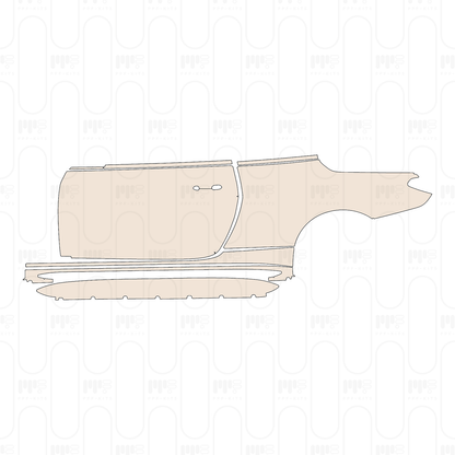 (left) Door+Rear Fender+Side Skirt