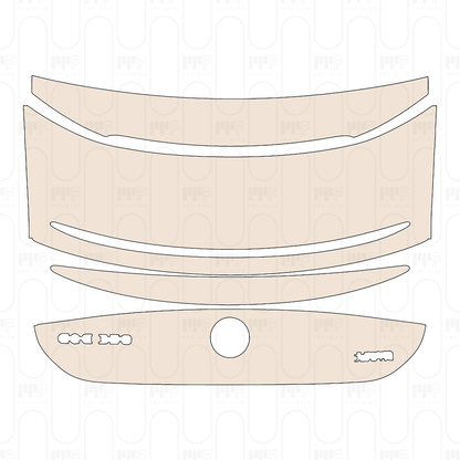 Trunk Lid with "EQE 350" & "Beijing Benz" Emblems