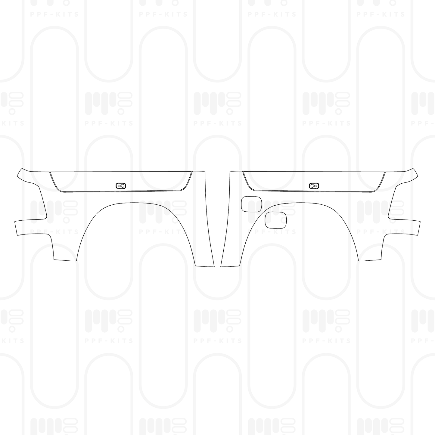 PPF prédécoupé RAM Trucks 1500 Crew Cab Rebel 2026