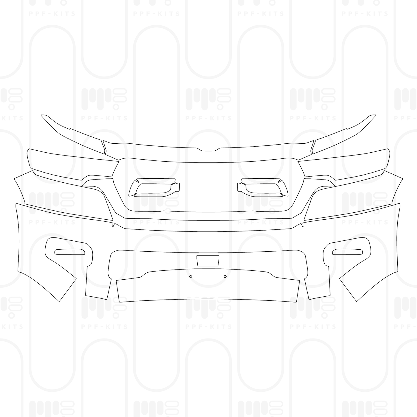 PPF prédécoupé RAM Trucks 1500 Crew Cab Big Horn 2025