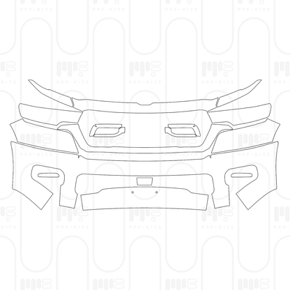 PPF prédécoupé RAM Trucks 1500 Crew Cab Big Horn 2025