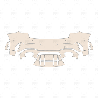 Rear Bumper with aerodynamic Package