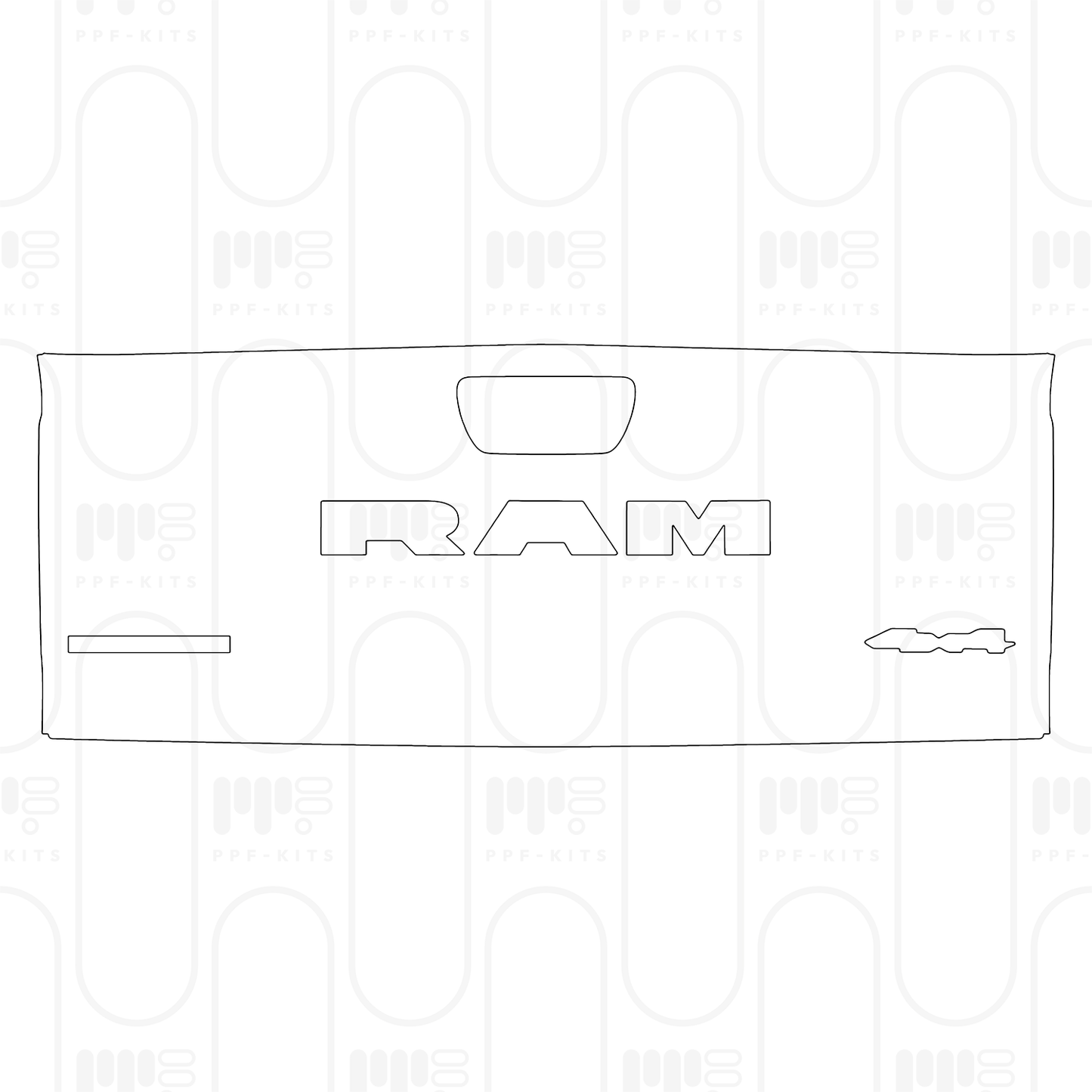 PPF prédécoupé RAM Trucks 1500 Crew Cab Big Horn 2025