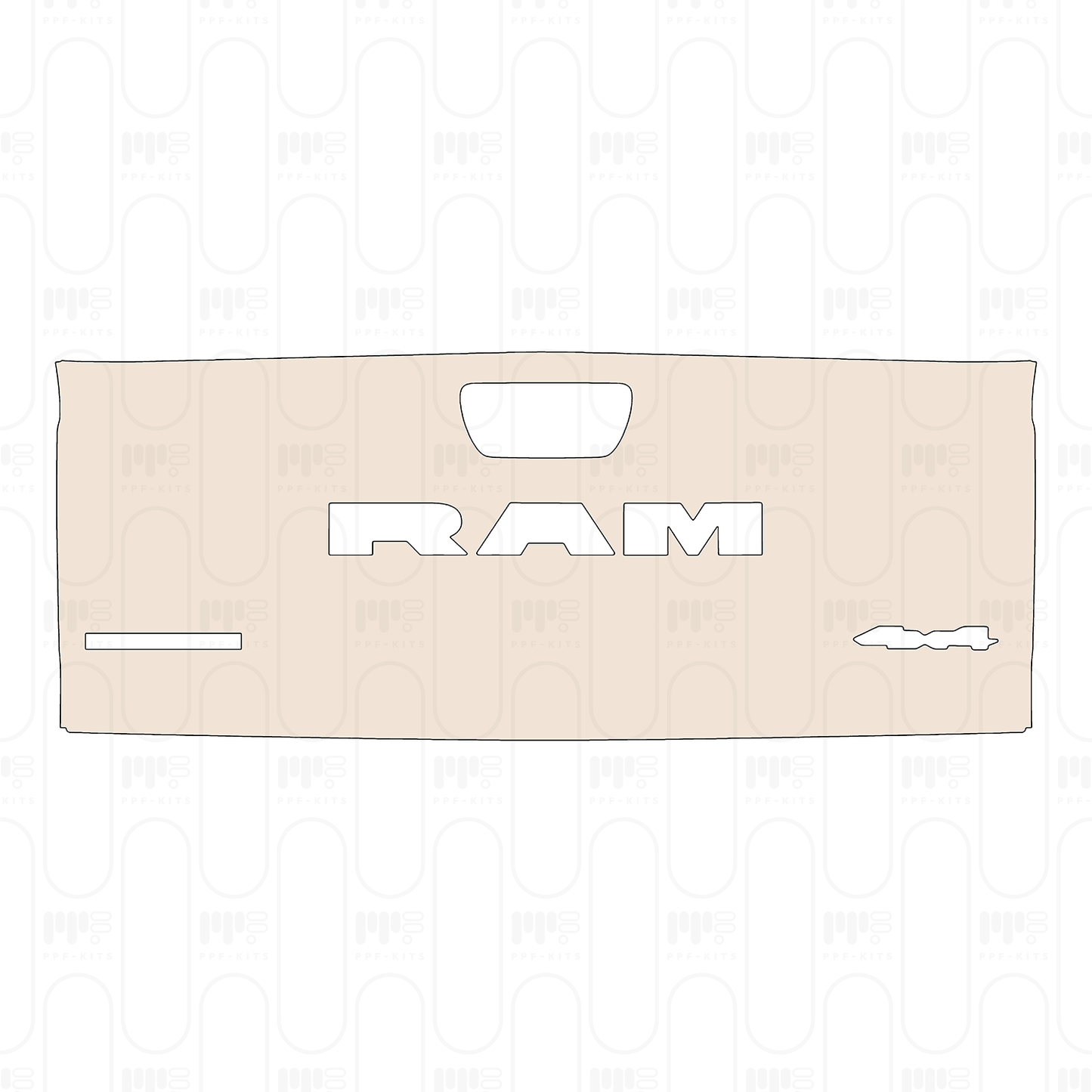 PPF prédécoupé RAM Trucks 1500 Crew Cab Big Horn 2026