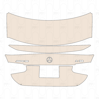 Trunk Lid with "AMG A35" Model Emblem