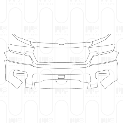 PPF prédécoupé RAM Trucks 1500 Crew Cab Limited 2025