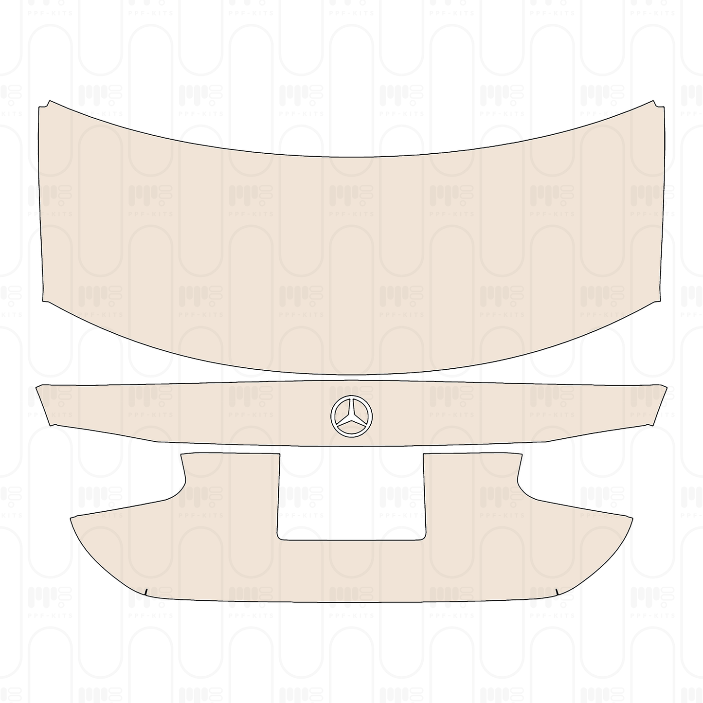 Trunk Lid without Model Emblem