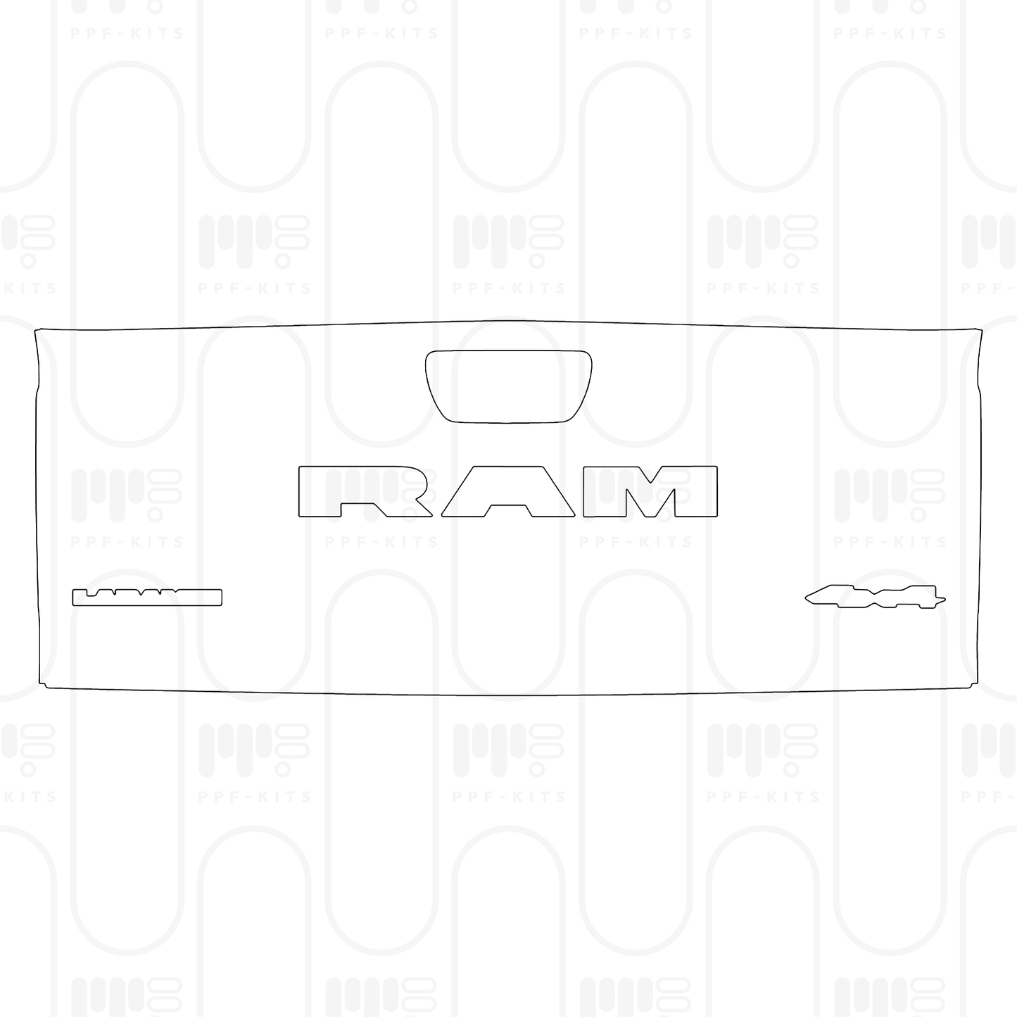 PPF prédécoupé RAM Trucks 1500 Crew Cab Laramie 2026