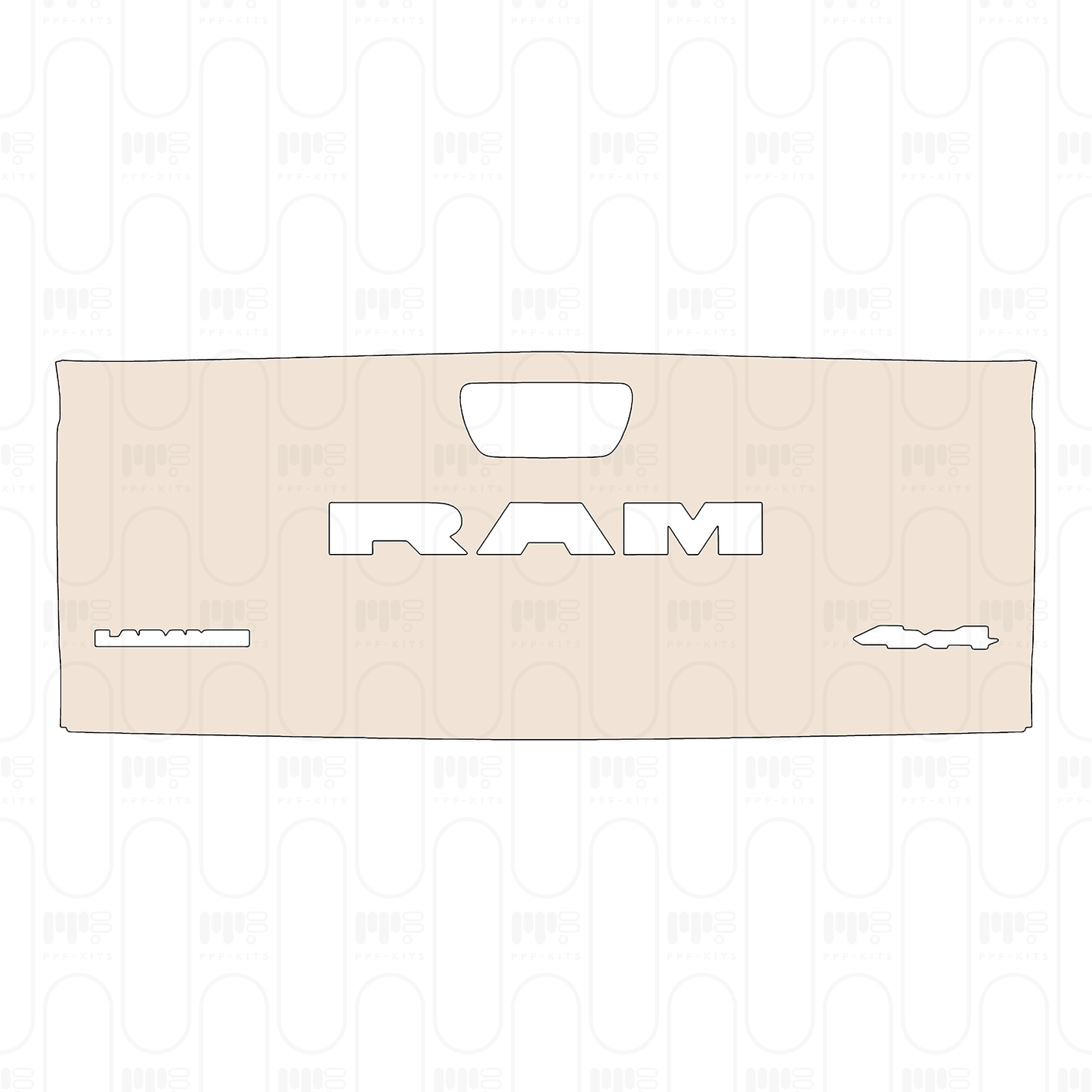 PPF prédécoupé RAM Trucks 1500 Crew Cab Laramie 2025