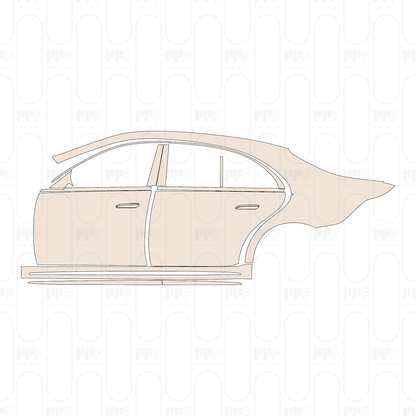 (left) Door+Side Skirt+Rear Fender