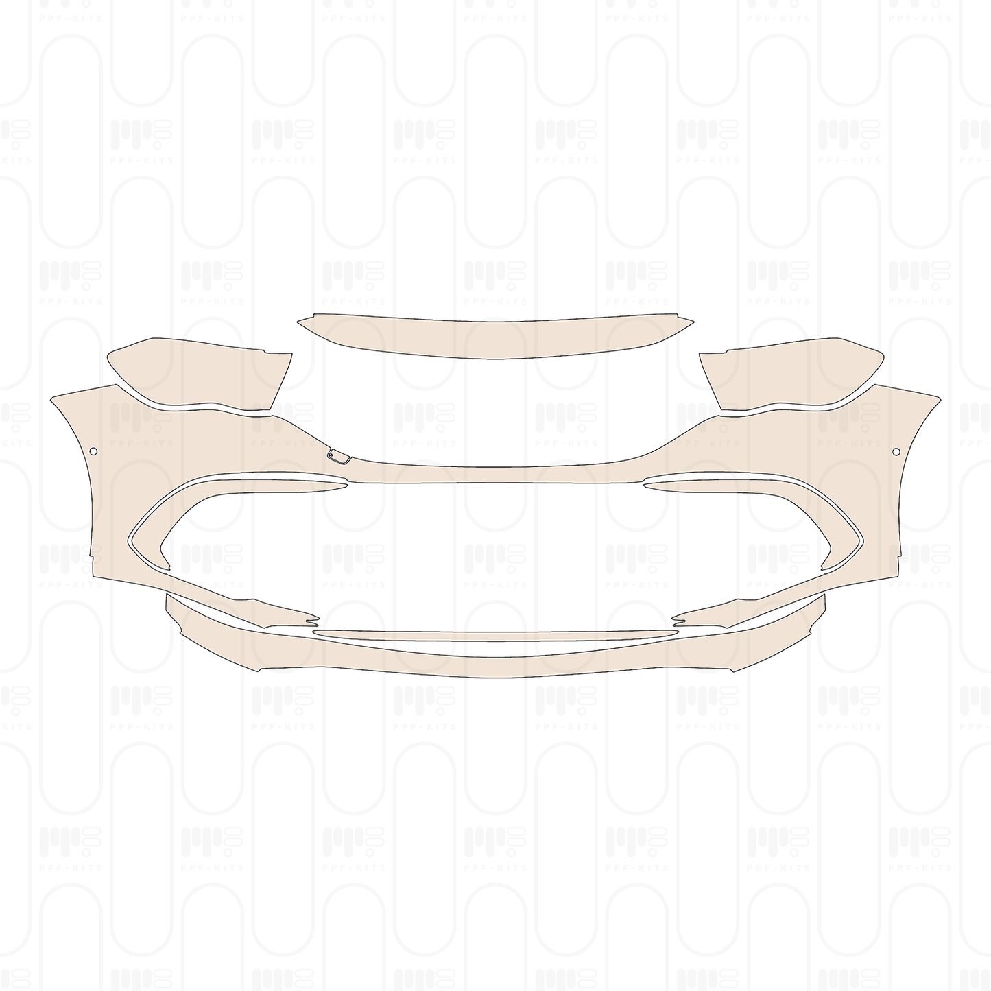 Bumper+Headlamp with 2 PDC (Parking Sensors)