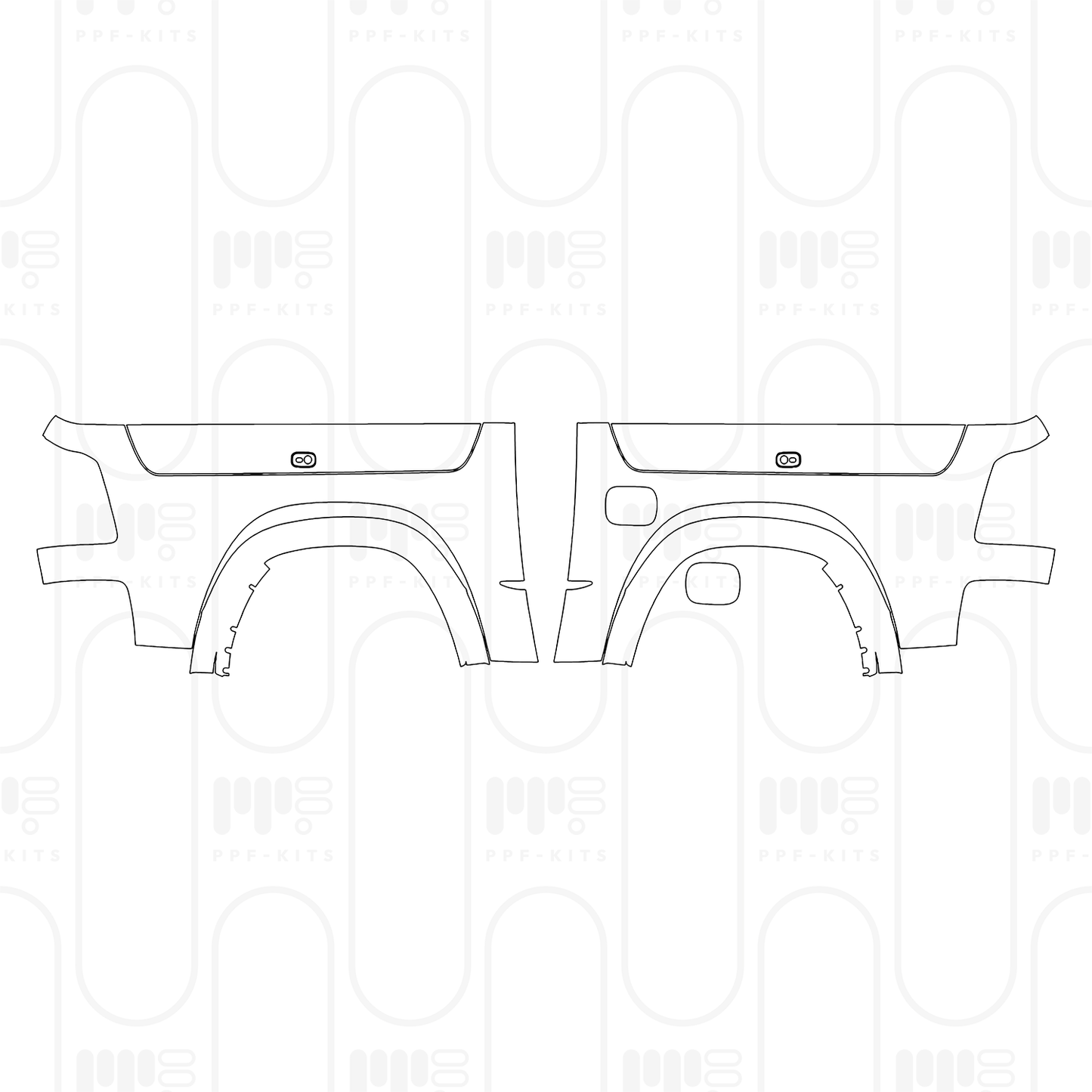 PPF prédécoupé RAM Trucks 1500 Crew Cab Limited 2025