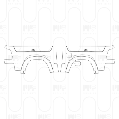 PPF prédécoupé RAM Trucks 1500 Crew Cab Limited 2025