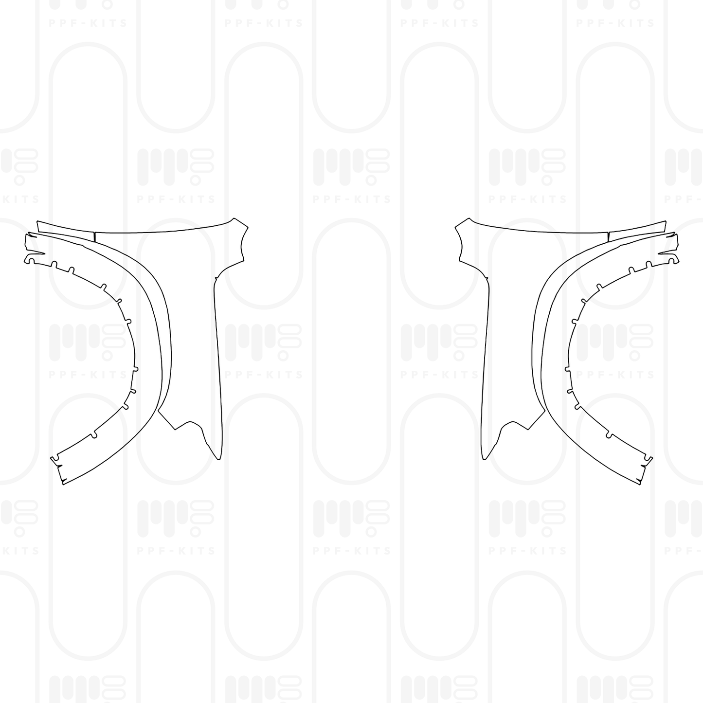 PPF prédécoupé RAM Trucks 1500 Crew Cab Tungsten 2025