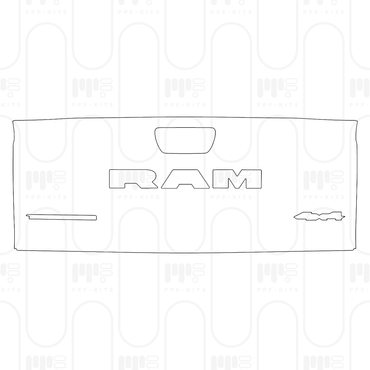 PPF prédécoupé RAM Trucks 1500 Crew Cab Tungsten 2025