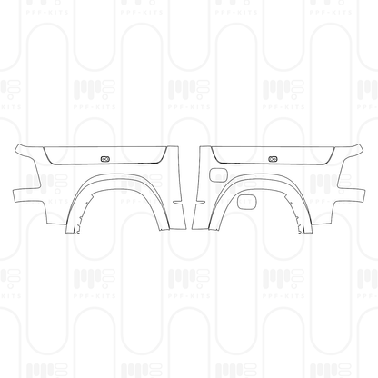 PPF prédécoupé RAM Trucks 1500 Crew Cab Tungsten 2025