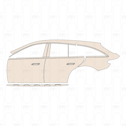 (left) Door+Side Skirt+Rear Fender