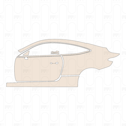 (left) Door+Side Skirt+Rear Fender