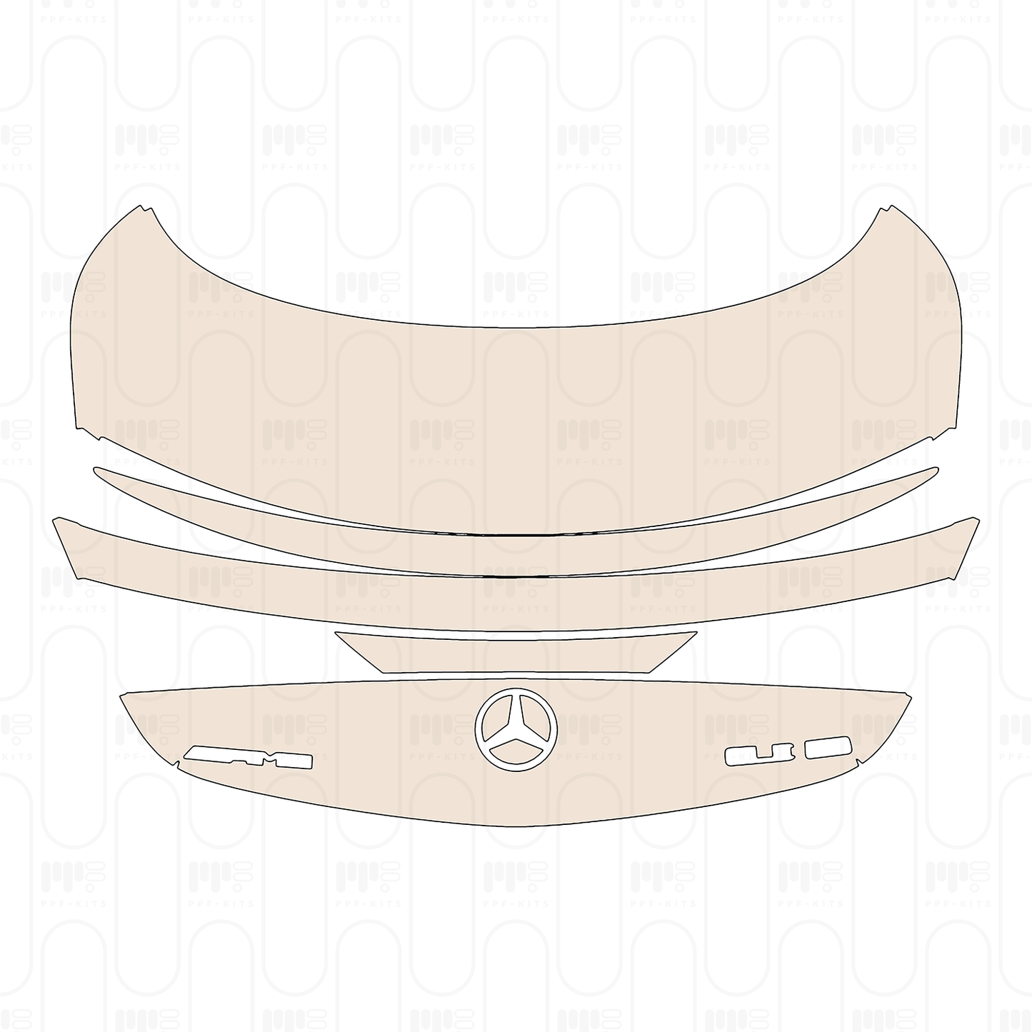 Trunk Lid with "AMG" & "CLE 53" Emblems