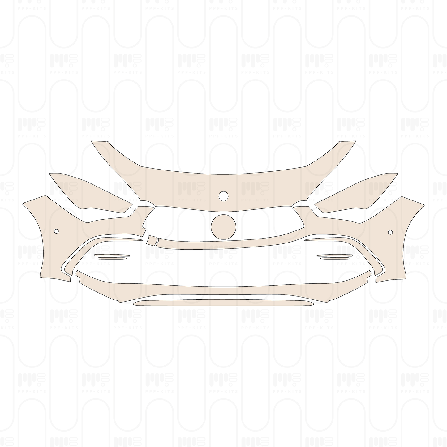 Bumper+Headlamp with 2 PDC (Parking Sensors)