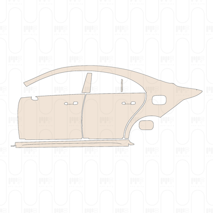 (left) Door+Side Skirt+Rear Fender