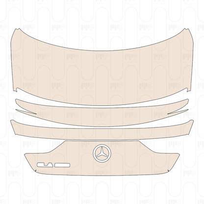 Trunk Lid with Spoiler, with "CLA XXX" Emblem