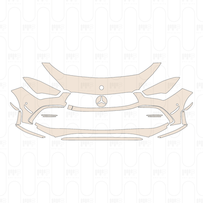 Bumper+Headlamp with Aerodynamic Package, with 2 PDC (Parking Sensors)