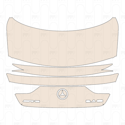 Trunk Lid without Aerodynamic Package, with "AMG" & "CLA35" Emblems