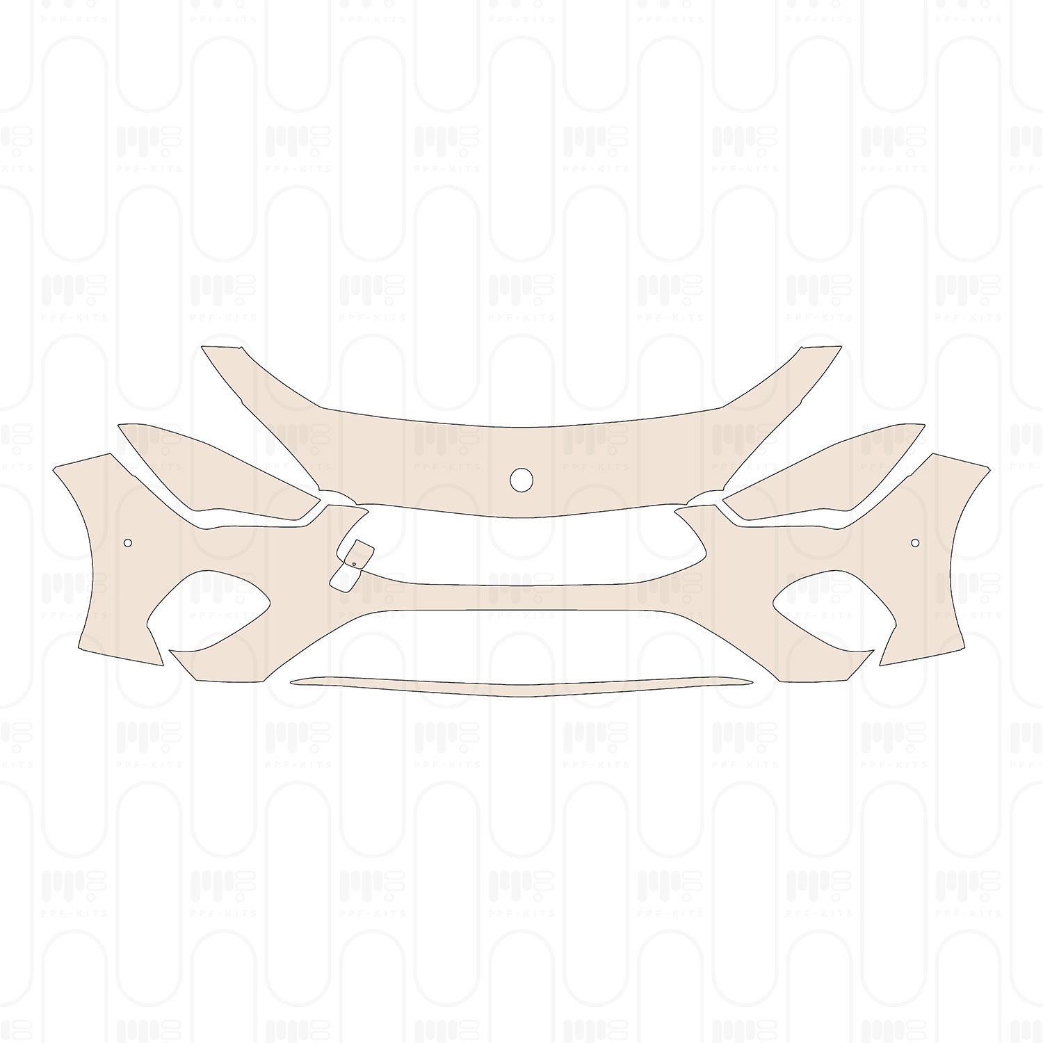 Bumper+Headlamp with 2 PDC (Parking Sensors)