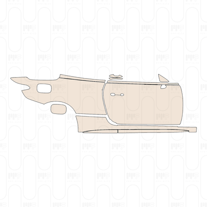 (right) Door+Side Skirt+Rear Fender