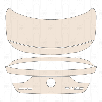 Trunk Lid With "AMG" & "CLA45S" Emblems