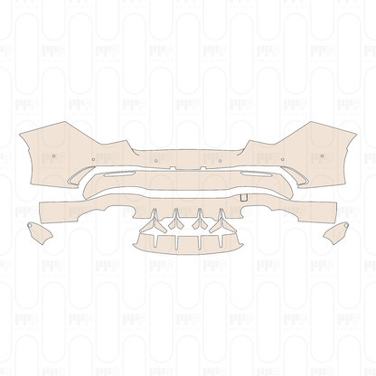 Rear Bumper with aerodynamic Package