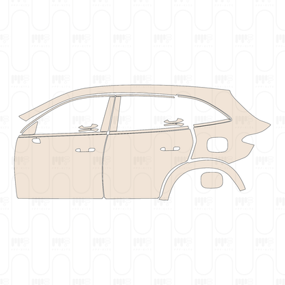 (left) Door+Rear Fender with charging port on rear Fender