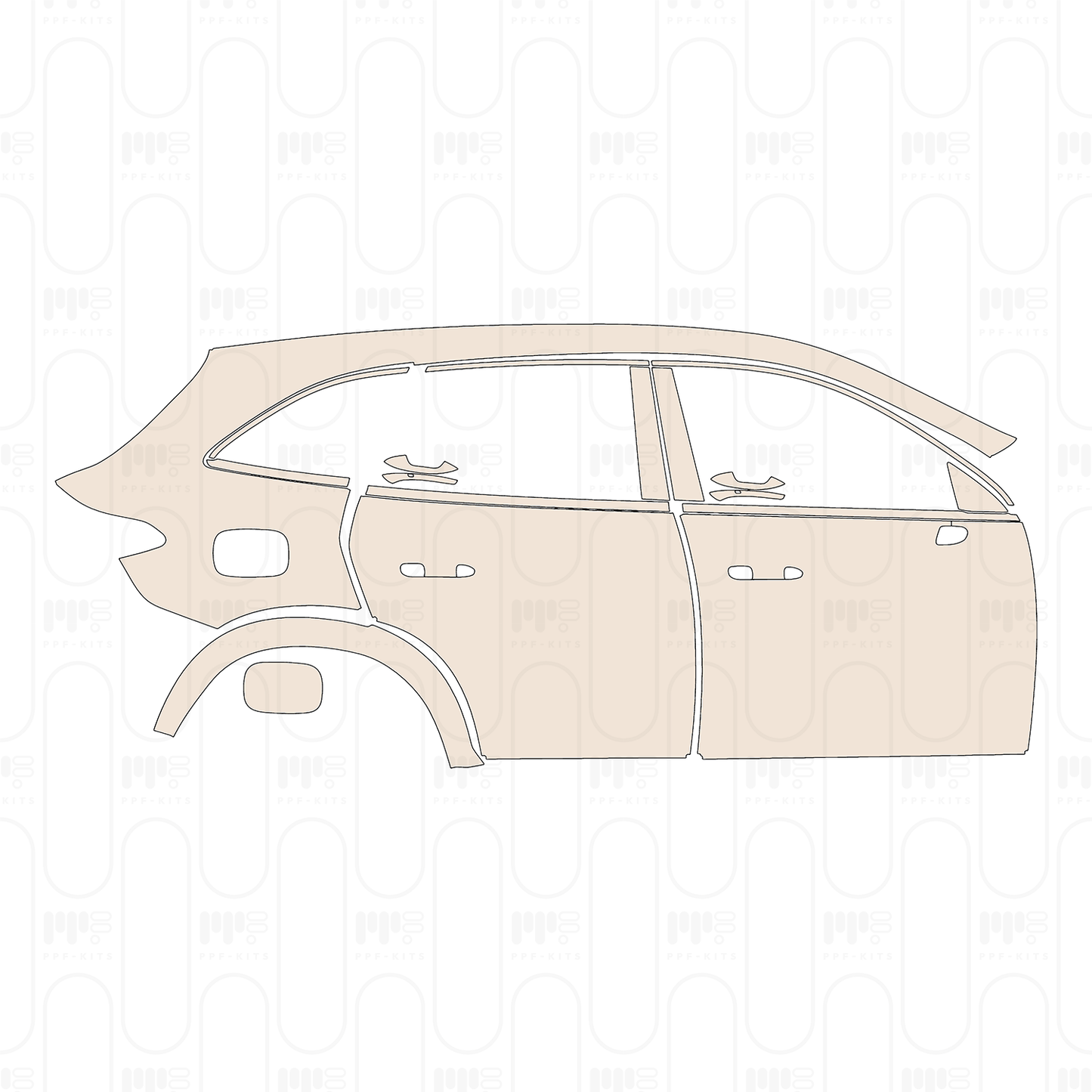 (right) Door+Rear Fender