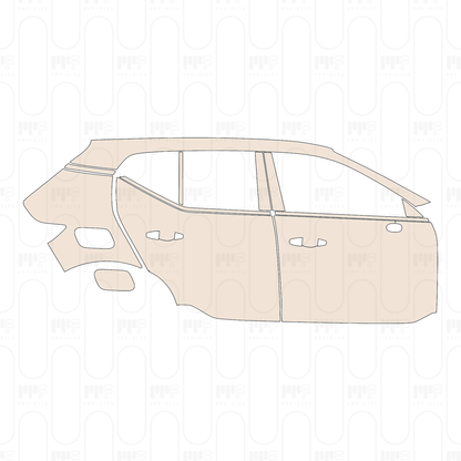 (right) Door+B-Pillar+Rear Fender