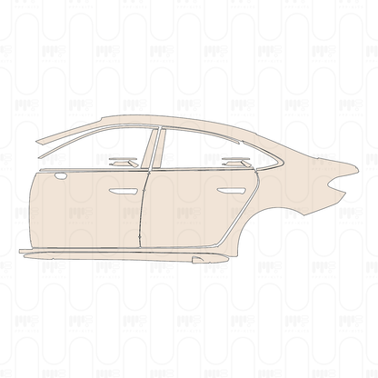 (left) Door+Rear Fender+Side Skirt