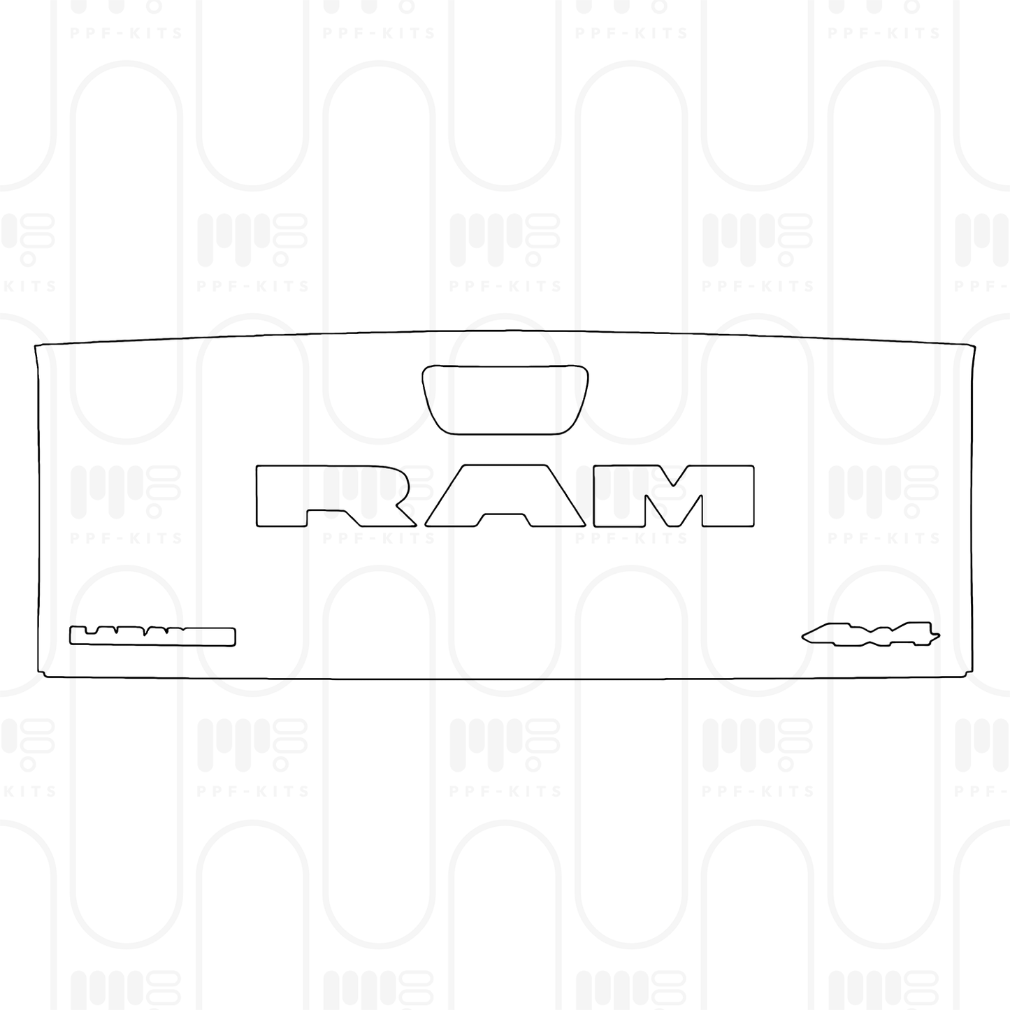 PPF prédécoupé RAM Trucks 3500 Laramie 2025