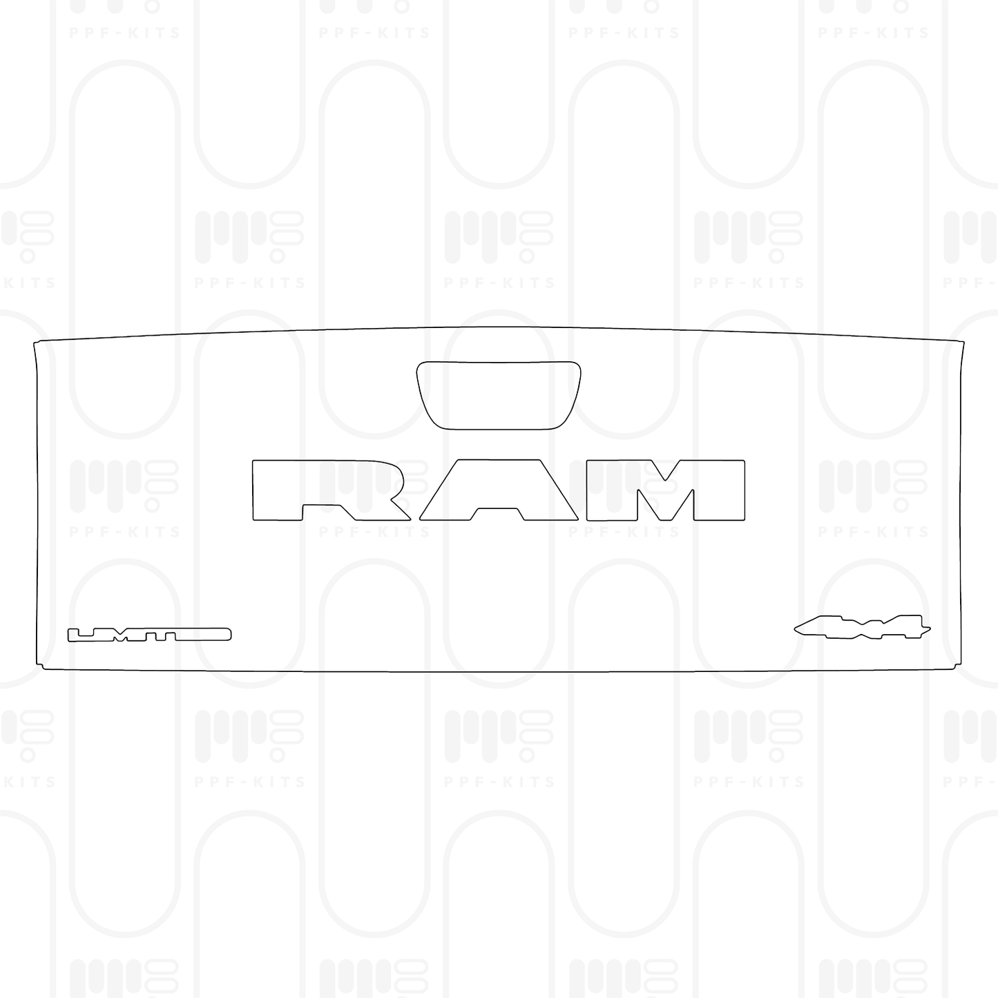 PPF prédécoupé RAM Trucks 2500 Crew Cab Limited 2026